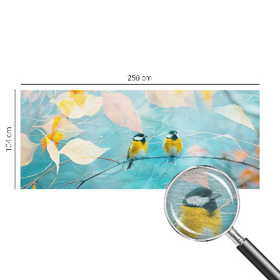 Nowoczesna fototapeta do salonu Wiosenne ptaki