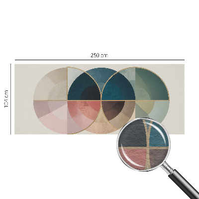 Dekoracyjna fototapeta na ścianę z geometrycznym, eleganckim motywem