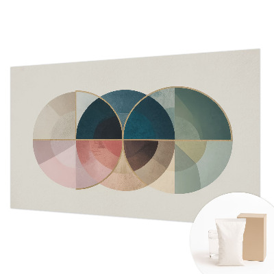 Dekoracyjna fototapeta na ścianę z geometrycznym, eleganckim motywem