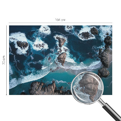 Tapeta fotograficzna z motywem oceanicznych fal