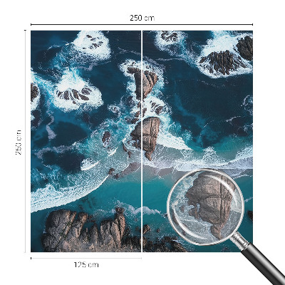 Tapeta fotograficzna z motywem oceanicznych fal