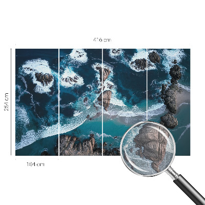 Tapeta fotograficzna z motywem oceanicznych fal