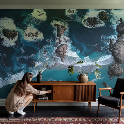 Tapeta fotograficzna z motywem oceanicznych fal