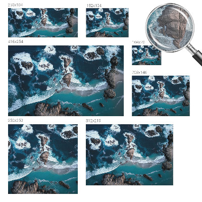Tapeta fotograficzna z motywem oceanicznych fal