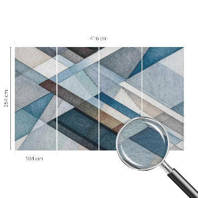 Fototapeta na ścianę z motywem abstrakcyjnej geometrii