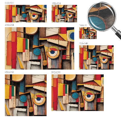 Fototapeta fizelinowa z nadrukiem Geometryczne wzory