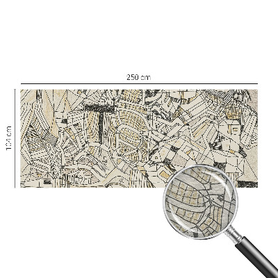 Fototapeta fizelinowa do sypialni Geometryczna abstrakcja