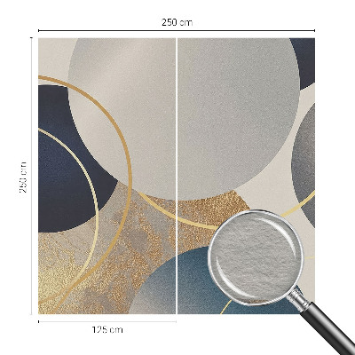 Tapeta fotograficzna z motywem kreatywnych kręgów