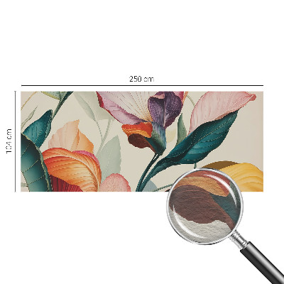 Tapeta fotograficzna fizelinowa Barwne kwiaty