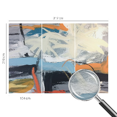 Fototapeta fizelinowa z nadrukiem Kolorowa abstrakcja