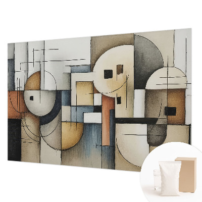 Fototapeta fizelinowa do sypialni Geometryczna harmonia