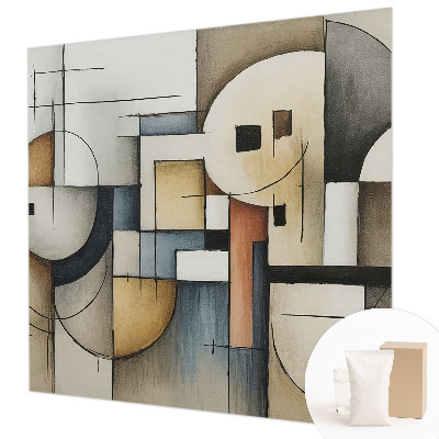 Fototapeta fizelinowa do sypialni Geometryczna harmonia