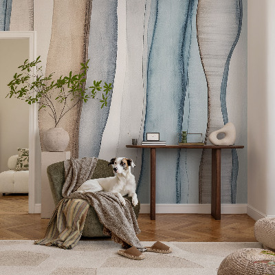 Nowoczesna fototapeta do salonu Nowoczesna fototapeta do salonu Abstrakcyjne pasy