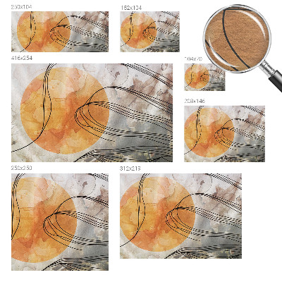 Fototapeta na ścianę z motywem harmonijnej abstrakcji