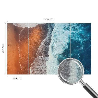 Tapeta fotograficzna fizelinowa z motywem „Morska symbioza”