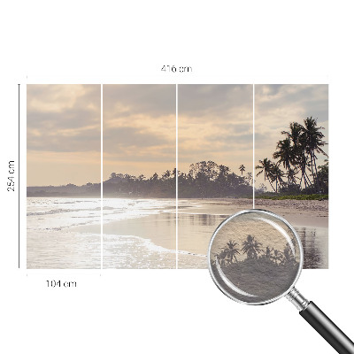 Fototapeta fizelinowa do sypialni Fototapeta fizelinowa do sypialni Plażowy poranek