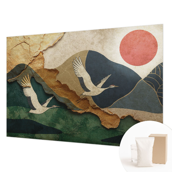 Tapeta fotograficzna Żurawie wschodu