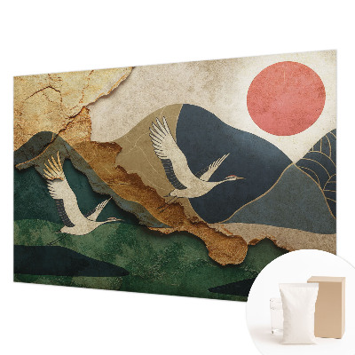 Tapeta fotograficzna Tapeta fotograficzna Żurawie wschodu