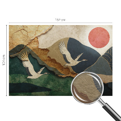 Tapeta fotograficzna Żurawie wschodu