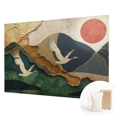 Tapeta fotograficzna Żurawie wschodu