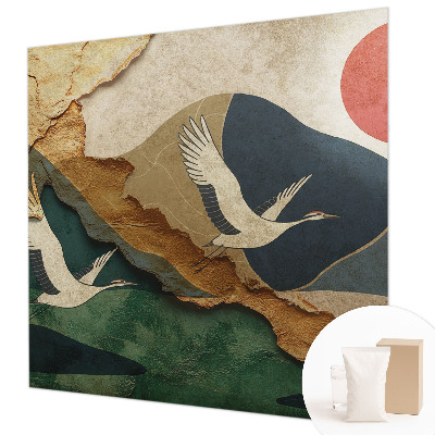 Tapeta fotograficzna Żurawie wschodu