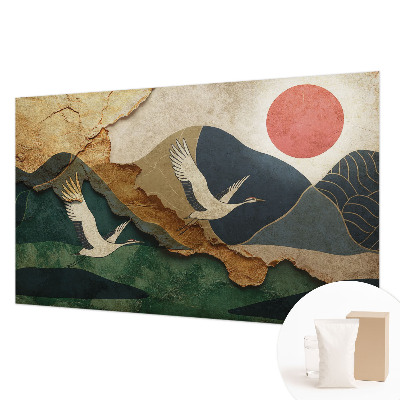 Tapeta fotograficzna Żurawie wschodu