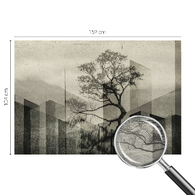 Nowoczesna fototapeta do salonu Surowa elegancja