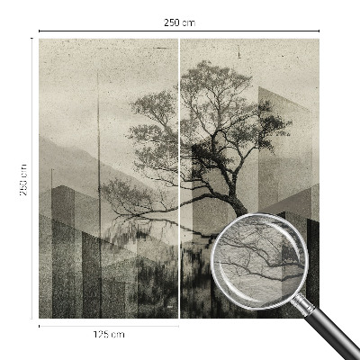 Nowoczesna fototapeta do salonu Surowa elegancja