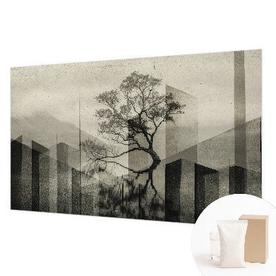 Nowoczesna fototapeta do salonu Surowa elegancja