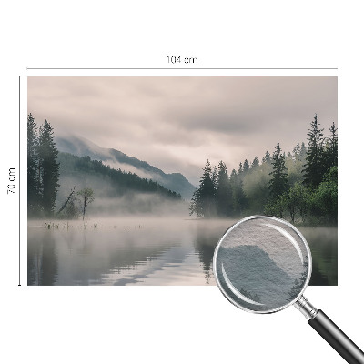 Tapeta fotograficzna fizelinowa z motywem nastrojowego jeziora