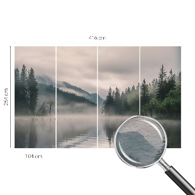 Tapeta fotograficzna fizelinowa z motywem nastrojowego jeziora