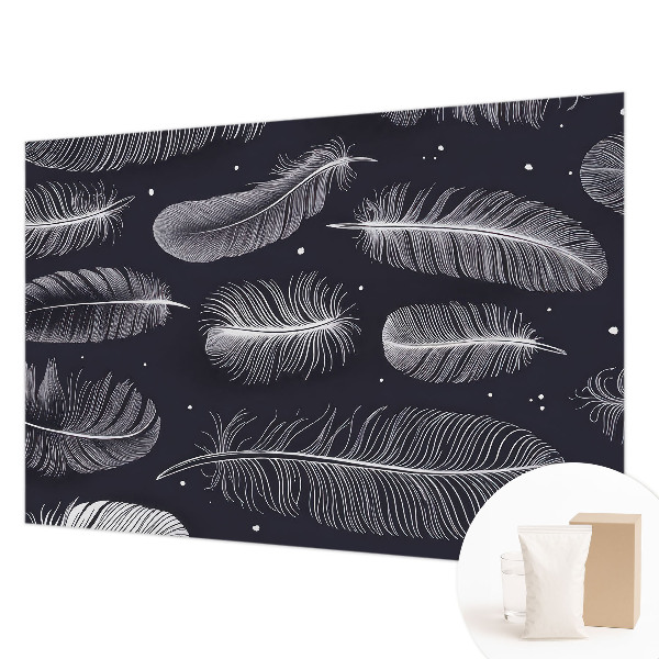 Dekoracyjna fototapeta na ścianę Subtelne pióra
