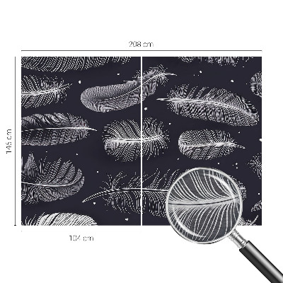 Dekoracyjna fototapeta na ścianę Subtelne pióra