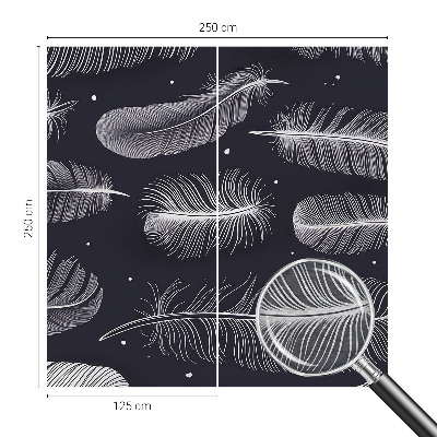 Dekoracyjna fototapeta na ścianę Subtelne pióra