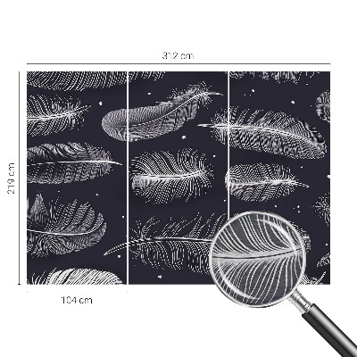 Dekoracyjna fototapeta na ścianę Subtelne pióra