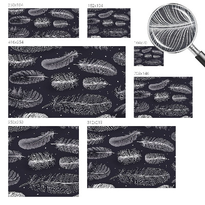 Dekoracyjna fototapeta na ścianę Subtelne pióra