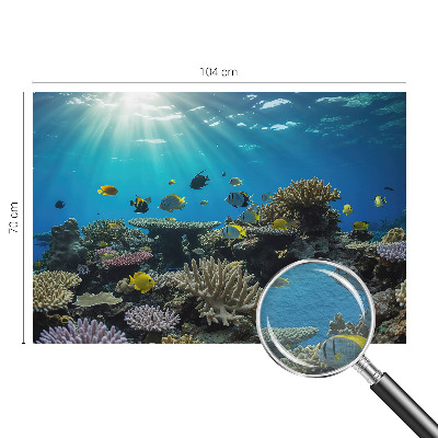 Fototapeta fizelinowa do sypialni Podwodny świat