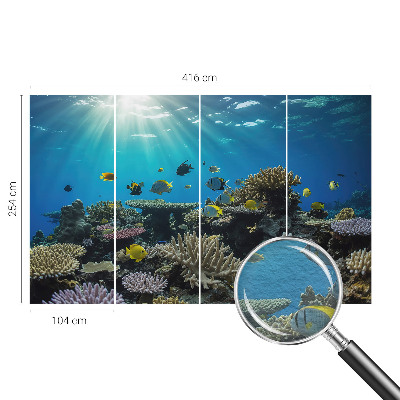 Fototapeta fizelinowa do sypialni Podwodny świat