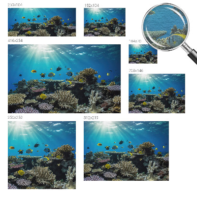 Fototapeta fizelinowa do sypialni Podwodny świat