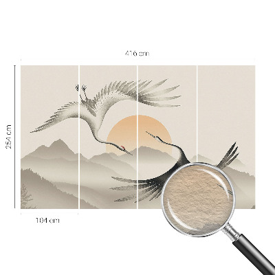 Tapeta fotograficzna Żurawie wschód