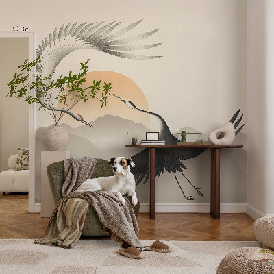 Tapeta fotograficzna Żurawie wschód