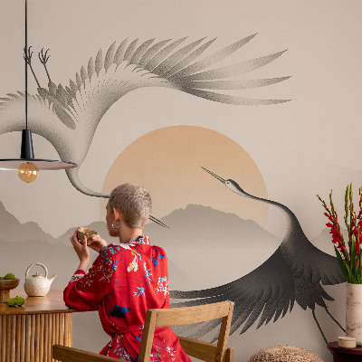 Tapeta fotograficzna Żurawie wschód