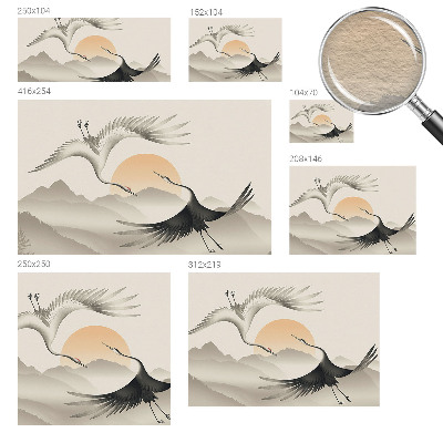 Tapeta fotograficzna Żurawie wschód