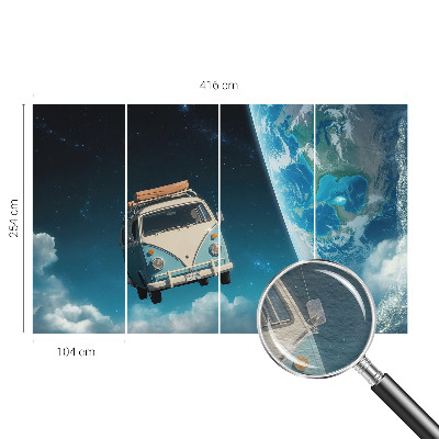 Tapeta fotograficzna fizelinowa Tapeta fotograficzna fizelinowa Podróż kosmos