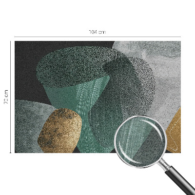 Fototapeta fizelinowa z nadrukiem z motywem abstrakcyjnej geometrii