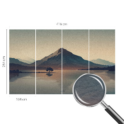 Fototapeta na ścianę z motywem górskiego pejzażu