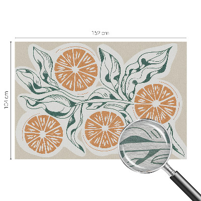 Fototapeta fizelinowa do sypialni Fototapeta fizelinowa do sypialni Owocowe wzory