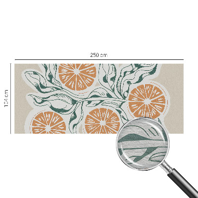 Fototapeta fizelinowa do sypialni Fototapeta fizelinowa do sypialni Owocowe wzory