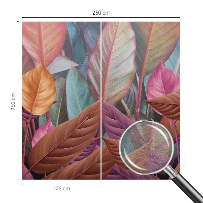 Fototapeta fizelinowa do sypialni Kolorowe liście