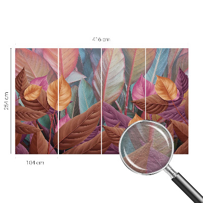 Fototapeta fizelinowa do sypialni Kolorowe liście